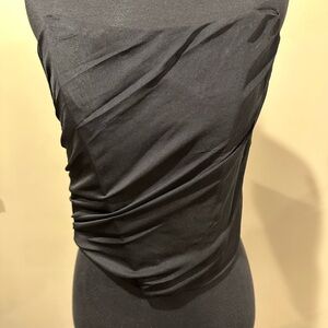 Amazon Black Draped Top